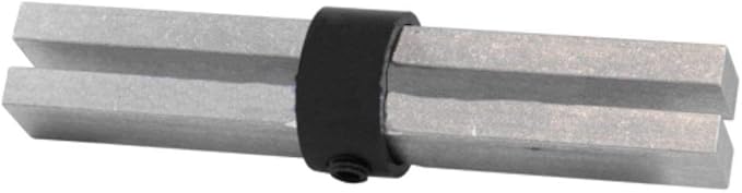 The Light Source Mega-Quick Pipe Splice for 1-1/4 Sch. 40 Pipe, Black Anodized