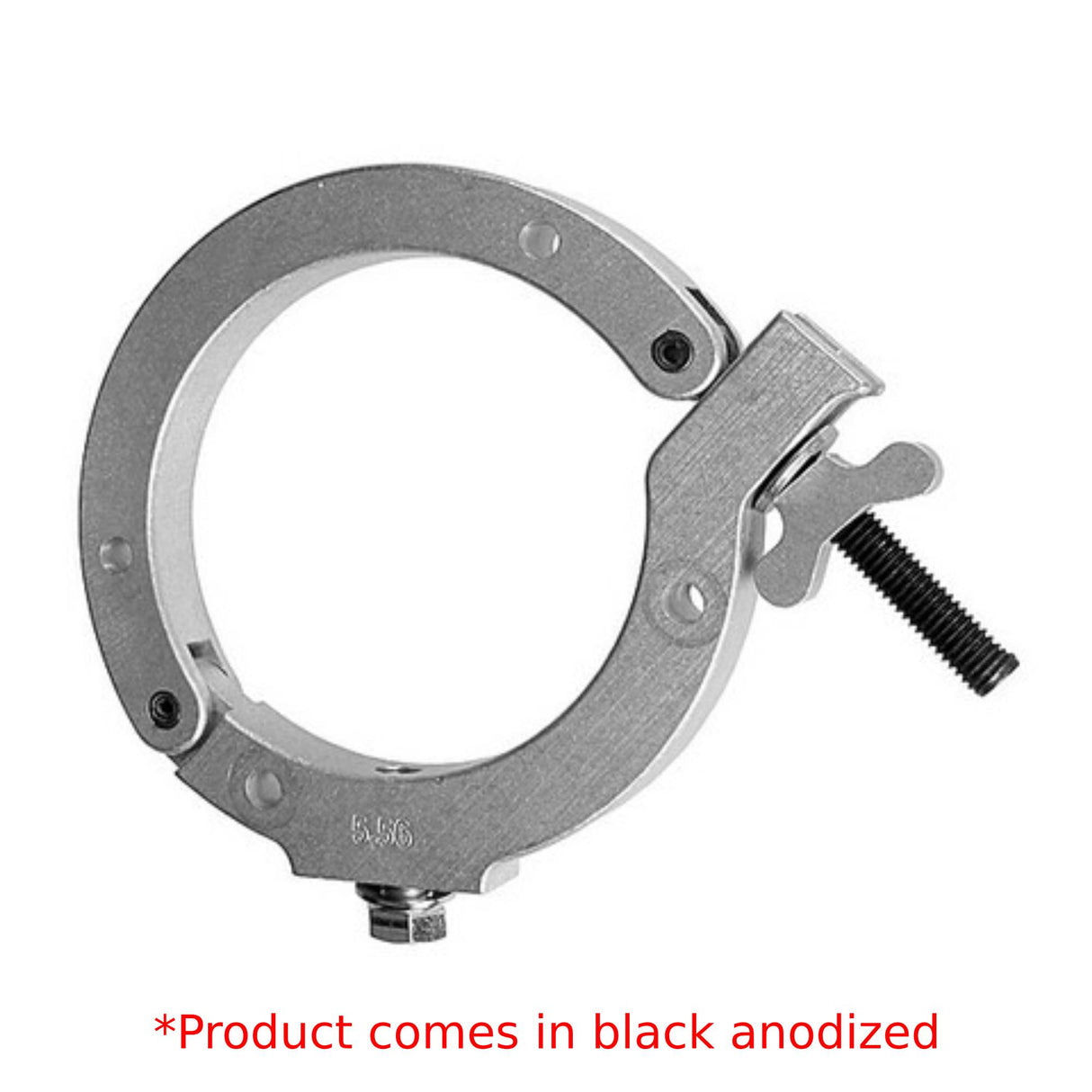 The Light Source Monstro-Coupler 6.625, Counter Sunk, for 6" Pipe (6.625" OD), Black Anodized