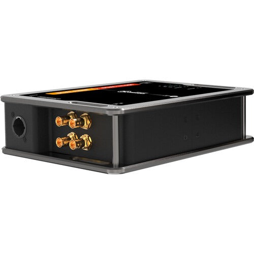 Theatrixx Technologies Fiber to 12G-SDI (PWCA In/Edison Thru, Multimode, OpticalCON Quad)