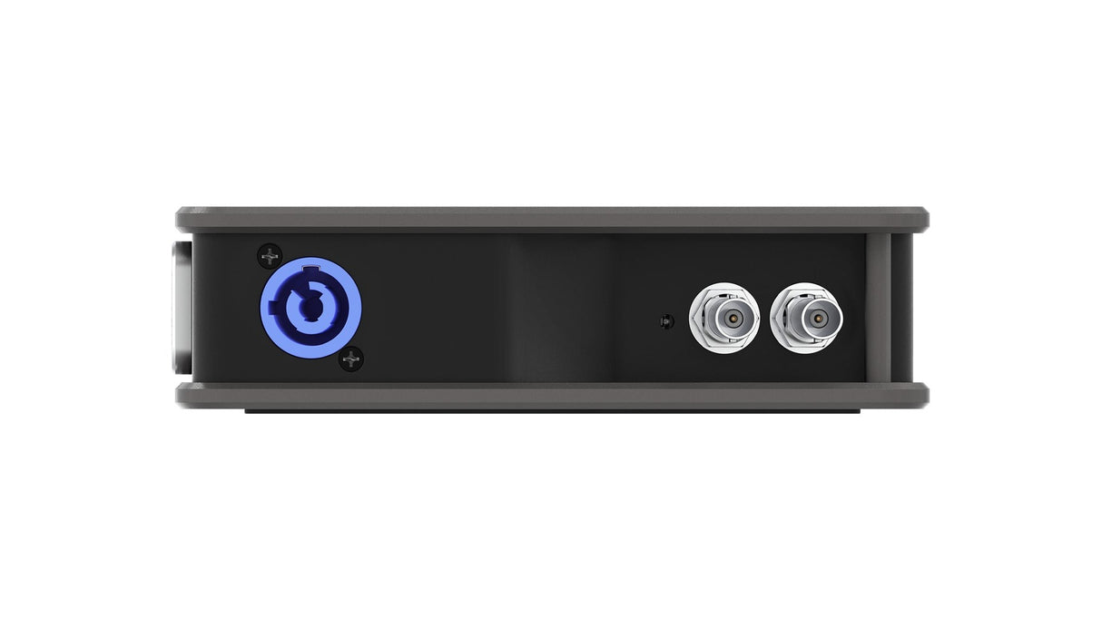 Theatrixx Technologies Fiber to 3G-SDI xVision Converter with PowerCON In/Edison Loop-Thru (Multimode, ST)