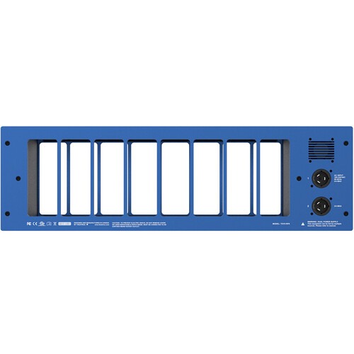 Theatrixx XVVRF8 8-Bay Reversible Converter - Empty Frame with Dual PSUs - 3RU