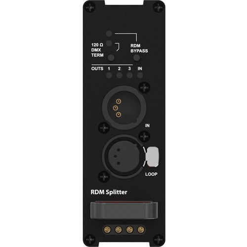Theatrixx Technologies Reversible XLR3 DMX/RDM Splitter
