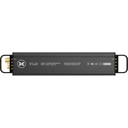 Theatrixx Technologies xVision Dual Multimode Fiber to Dual 12G-SDI Reversible Module (OpticalCON DUO)