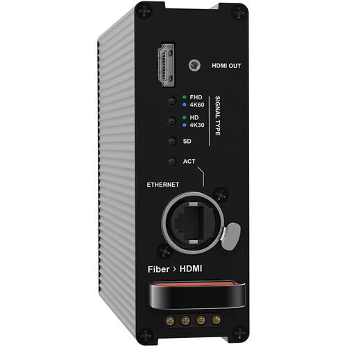 Theatrixx Technologies Fiber SDVoE to HDMI 2.0 + 1 Gb/s Ethernet Reversible Module (Single-Mode, OpticalCON Dual)