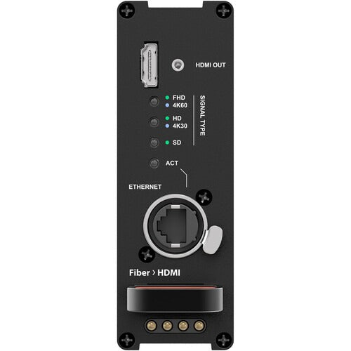 Theatrixx Technologies Fiber SDVoE to HDMI 2.0 + 1 Gb/s Ethernet Reversible Module (Single-Mode, OpticalCON Dual)