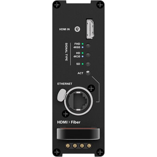 Theatrixx Technologies HDMI 2.0 + 1 Gb/s Ethernet to Fiber SDVoE Reversible Module (Multimode, OpticalCON Dual)