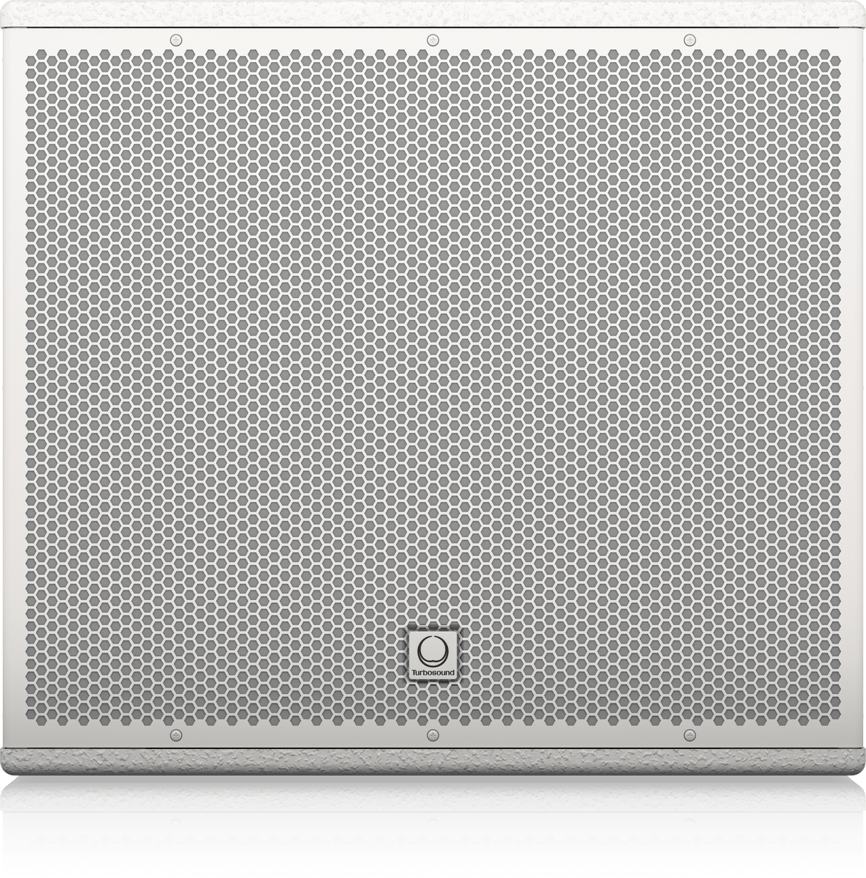 Turbosound NUQ115B-AN-WH-UL 3000 Watt 15" Front Loaded Subwoofer with Klark Teknik DSP Technology and ULTRANET Networking (White)