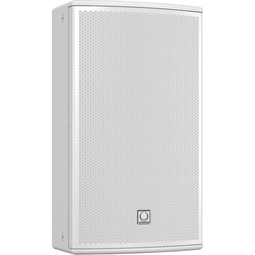 Turbosound NUQ122-AN-WH-UL 2500 Watt 2-Way 12" Full Range Powered Loudspeaker with Klark Teknik DSP Technology and ULTRANET Networking (White)