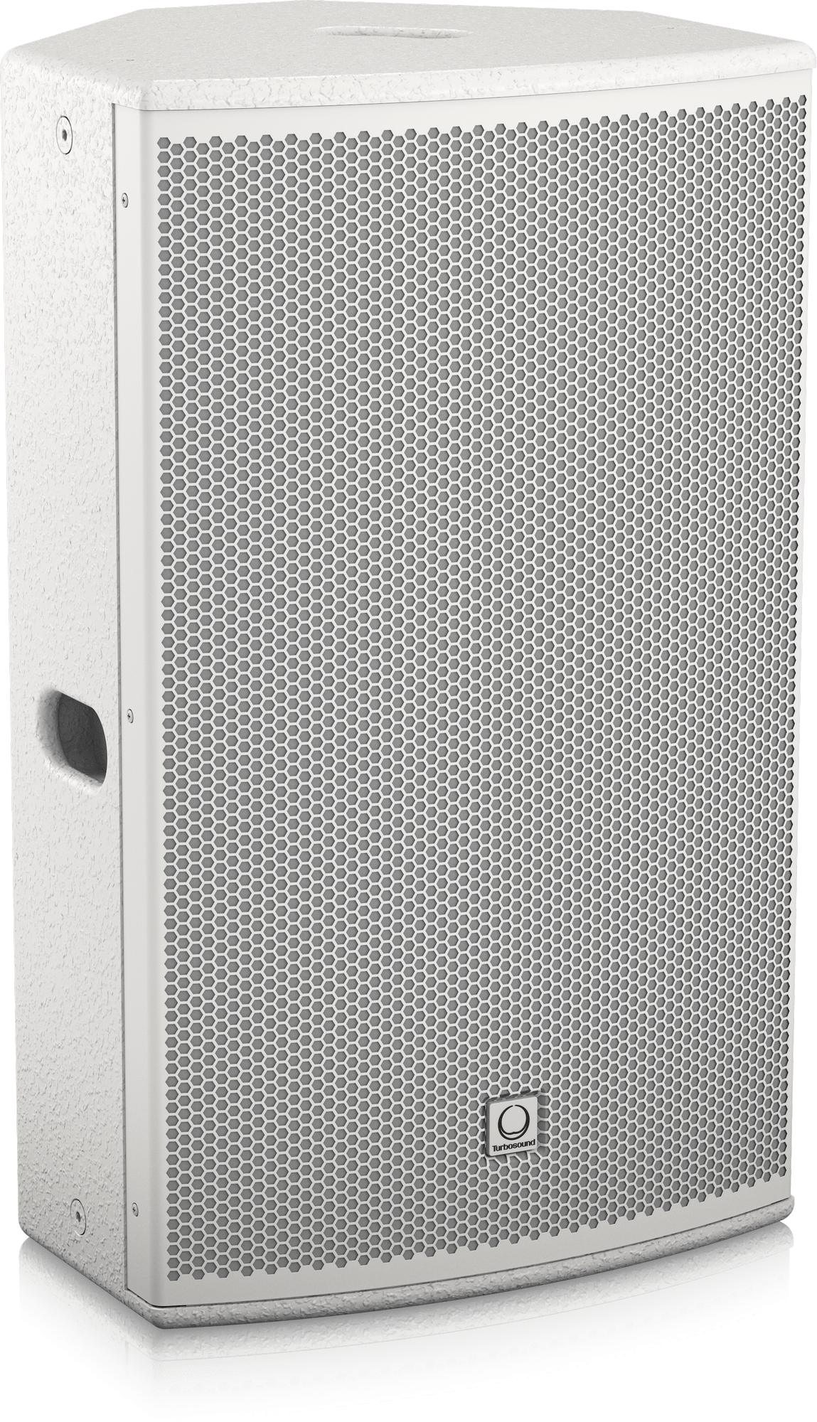 Turbosound NUQ152-AN-WH-UL 2500 Watt 2-Way 15" Full Range Powered Loudspeaker with Klark Teknik DSP Technology and ULTRANET Networking (White)