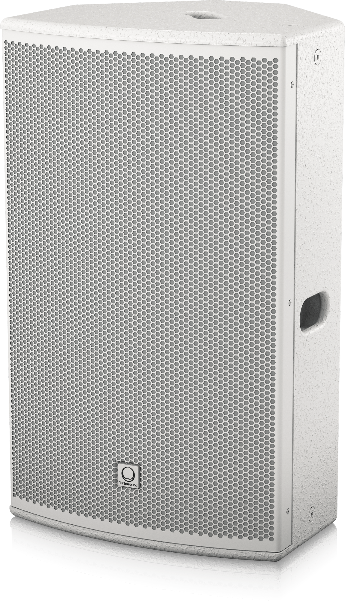 Turbosound NUQ152-AN-WH-UL 2500 Watt 2-Way 15" Full Range Powered Loudspeaker with Klark Teknik DSP Technology and ULTRANET Networking (White)