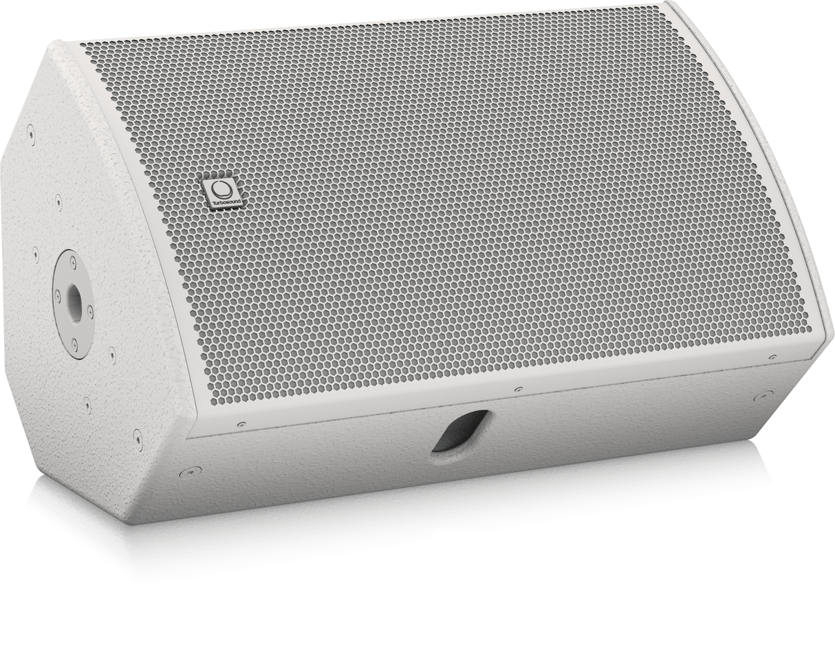 Turbosound NUQ152-AN-WH-UL 2500 Watt 2-Way 15" Full Range Powered Loudspeaker with Klark Teknik DSP Technology and ULTRANET Networking (White)