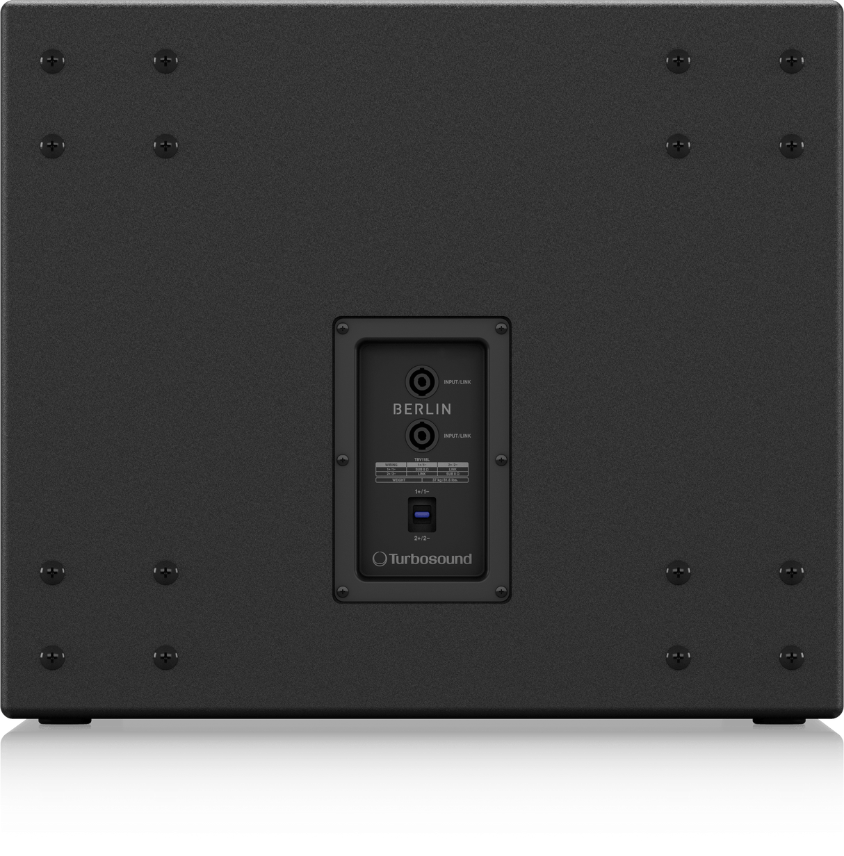 Turbosound TBV118L 18" Front Loaded Subwoofer for Touring, Portable and Installation Applications