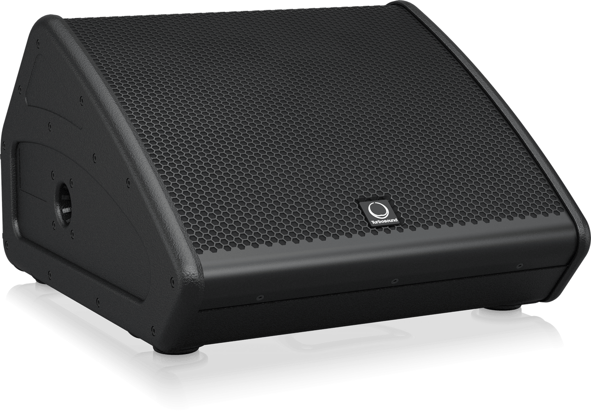 Turbosound TFM122M-AN-UL Co-axial 2500 Watt 2-Way 12" Stage Monitor with Klark Teknik DSP Technology and ULTRANET