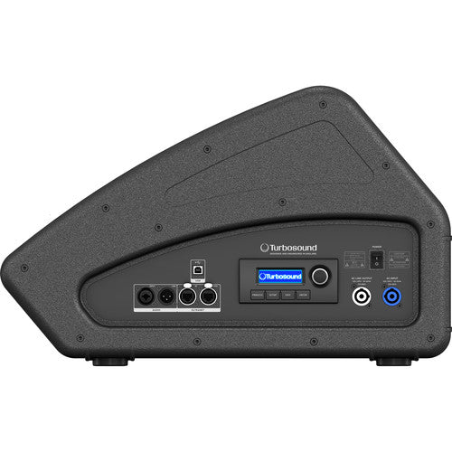 Turbosound TFM152M-AN-UL Co-axial 2500 Watt 2-Way 15" Stage Monitor with Klark Teknik DSP Technology and ULTRANET