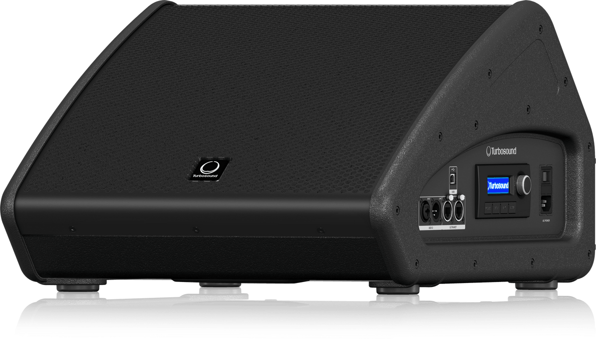 Turbosound TFX122M-AN Co-axial 1,100 Watt 2-Way 12" Stage Monitor with Klark Teknik DSP Technology and ULTRANET