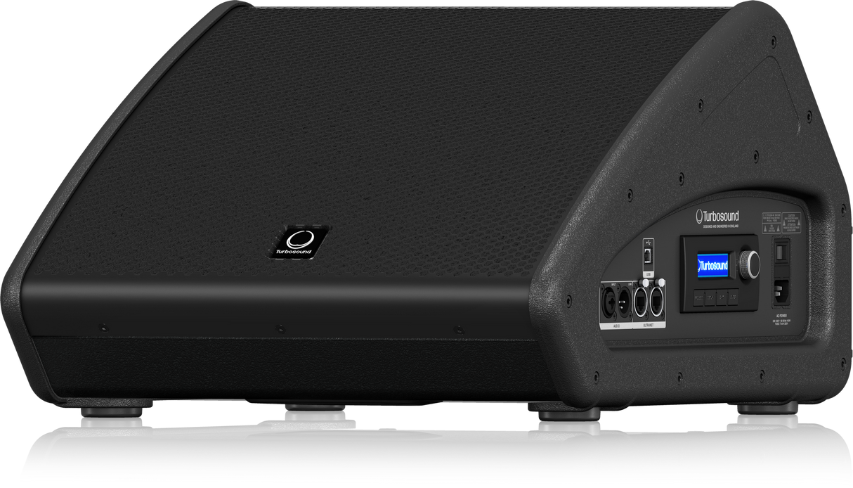Turbosound TFX152M-AN Co-axial 1,100 Watt 2-Way 15" Stage Monitor with Klark Teknik DSP Technology and ULTRANET
