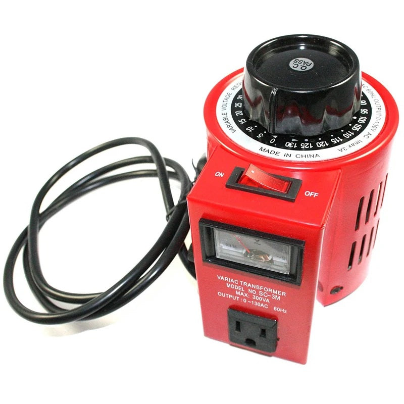 VARIAC SC-3M 300VA 0V to 130V 60Hz AC Variable Transformer