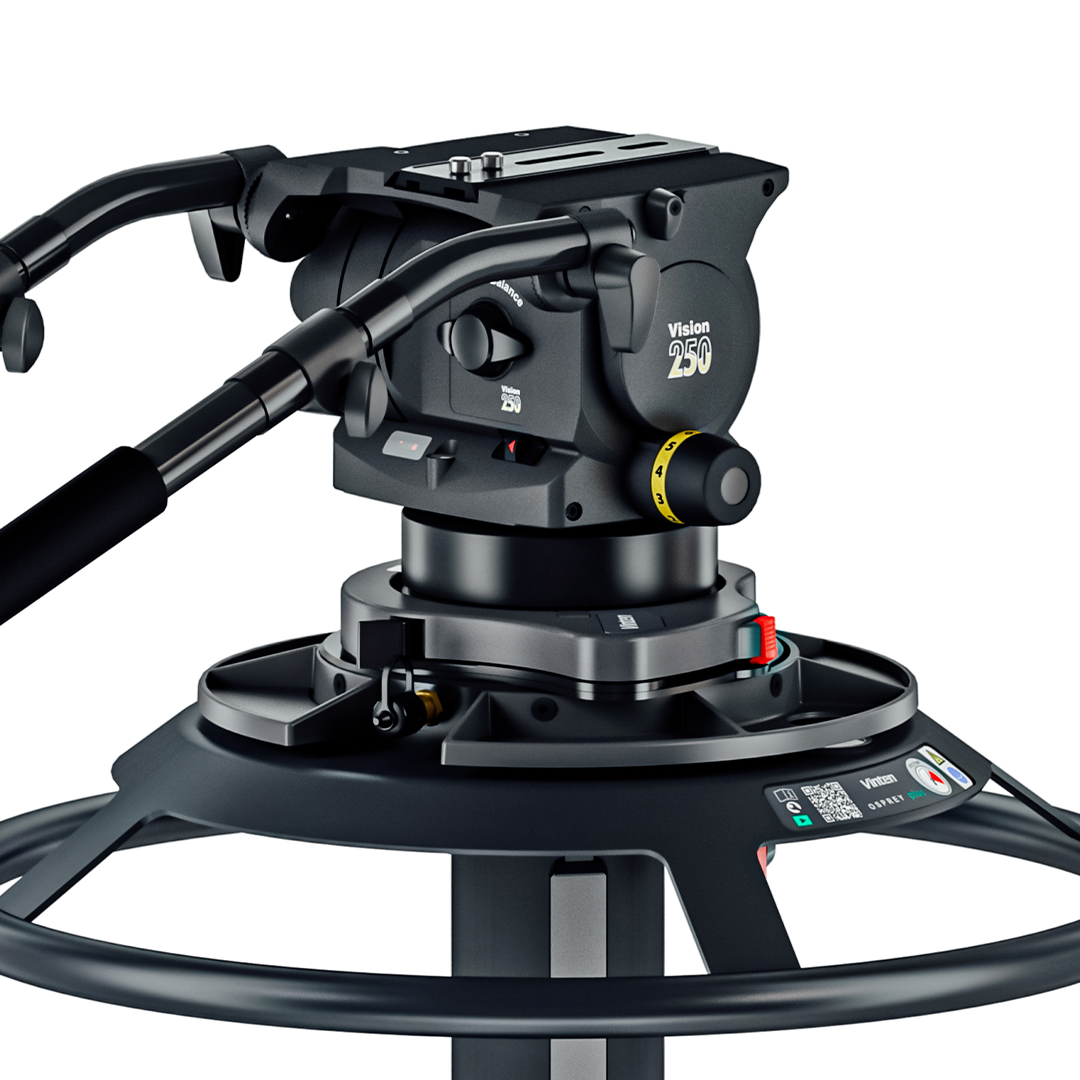 Vinten 3465-3F Head Vision 250 Flat Base