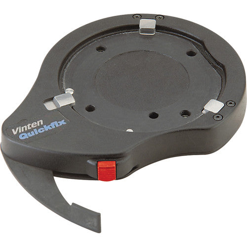 Vinten 3490-3 Adaptor Heavy Duty QUICKFIX 4-Bolt Flat Base