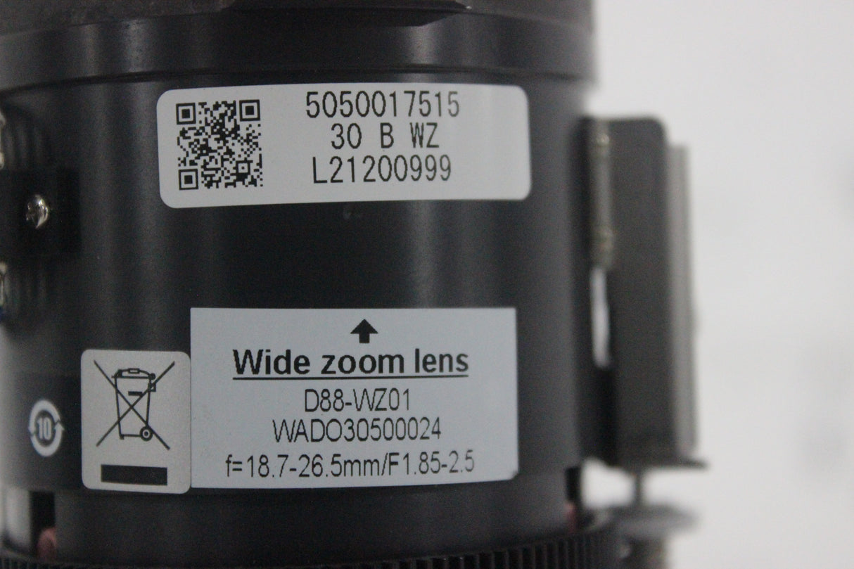 Vivitek D88-WZ01 Projector Lens