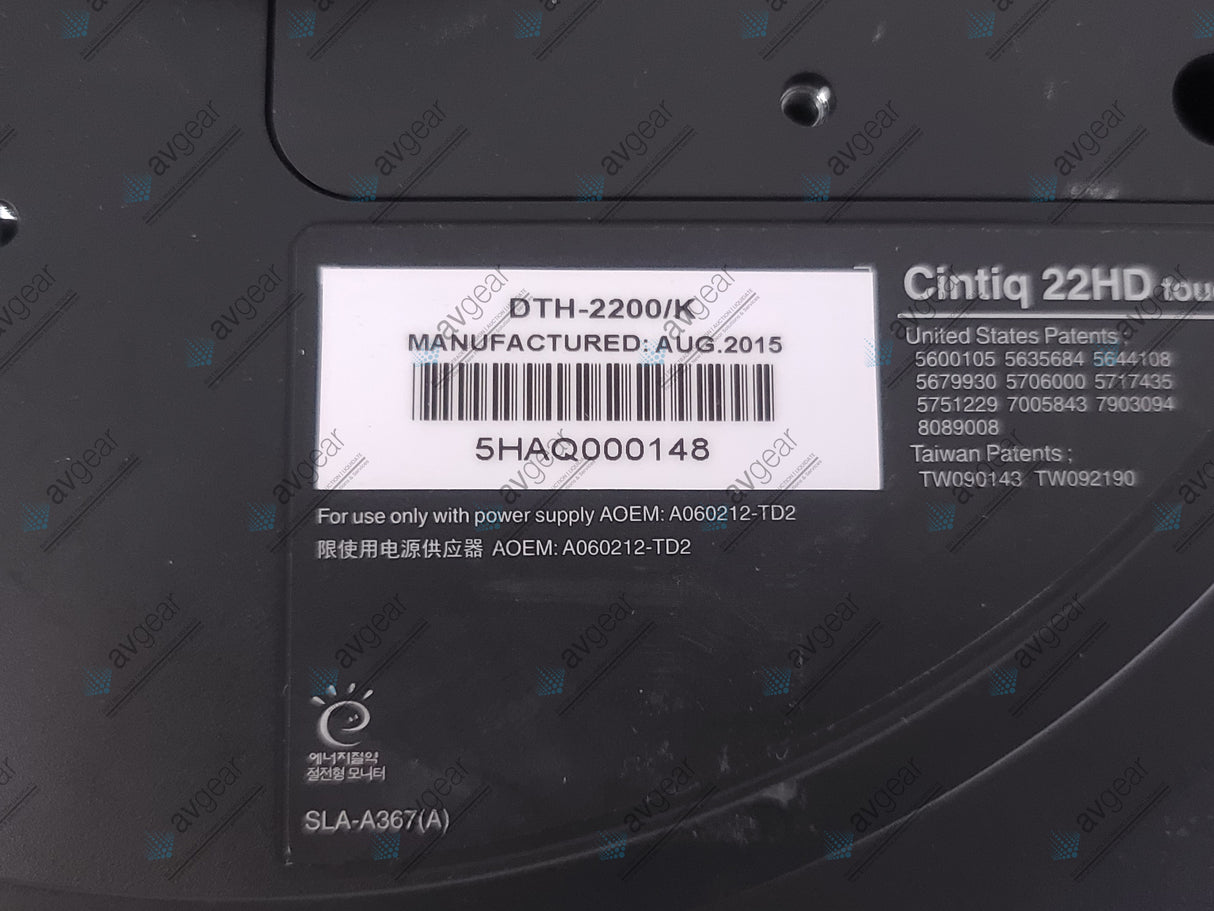 Wacom Cintiq 22HD Touch Interactive Pen Display w/ Mount