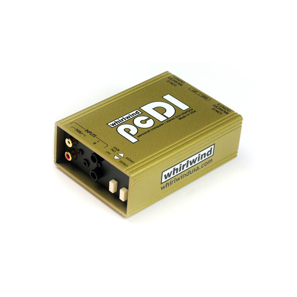 Whirlwind pcDI 2-Channel Passive A/V Direct Box
