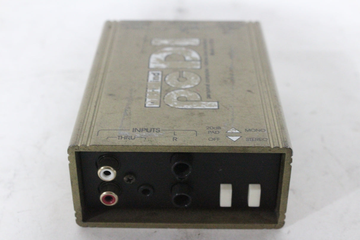 Whirlwind pcDI 2-Channel Passive A/V Direct Box Personal Computer / Stereo Line Interface