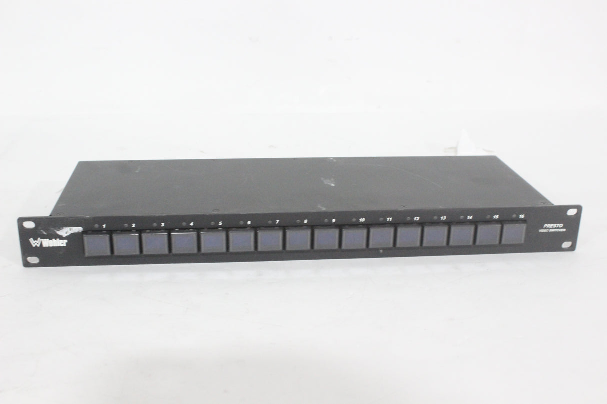 Wohler PRESTO 16x1 SDI Video/Audio Switcher (1371-24-1)