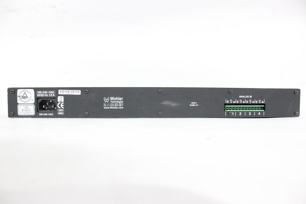 Wohler Technologies VMQ-4 Analog Audio Monitor Panel