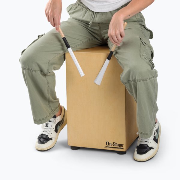(NEW) On-Stage WCB100 Wood Cajon Brushes