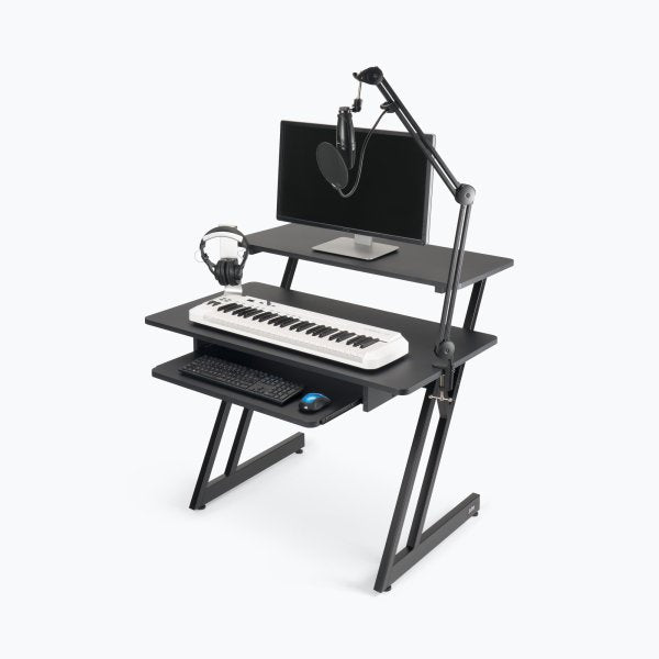 On-Stage WS7500B Workstation Desk - Black Workstation