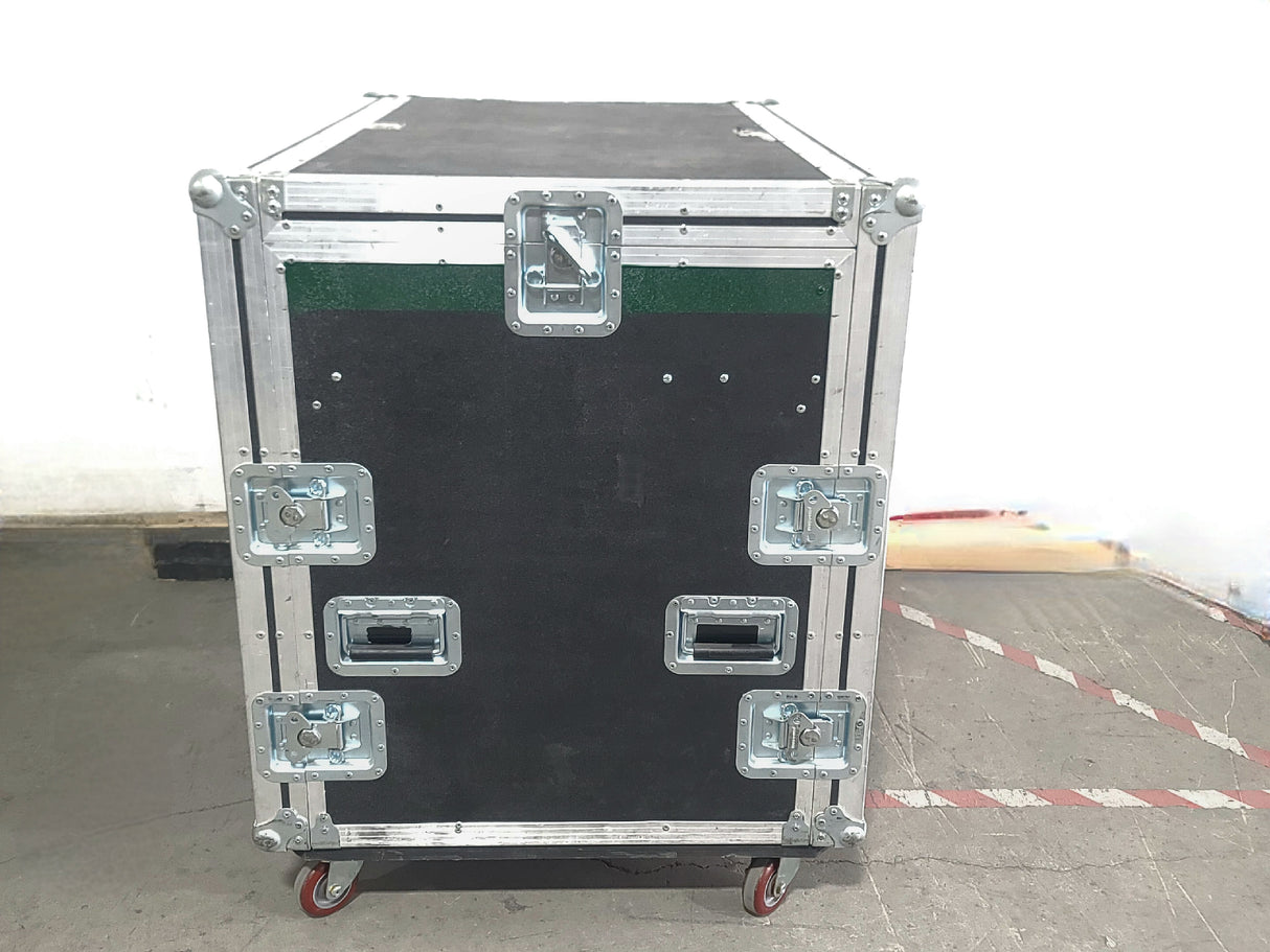 X-treme Cases Custom Wheeled Road Case w/ Storage Compartments & Patch Panels