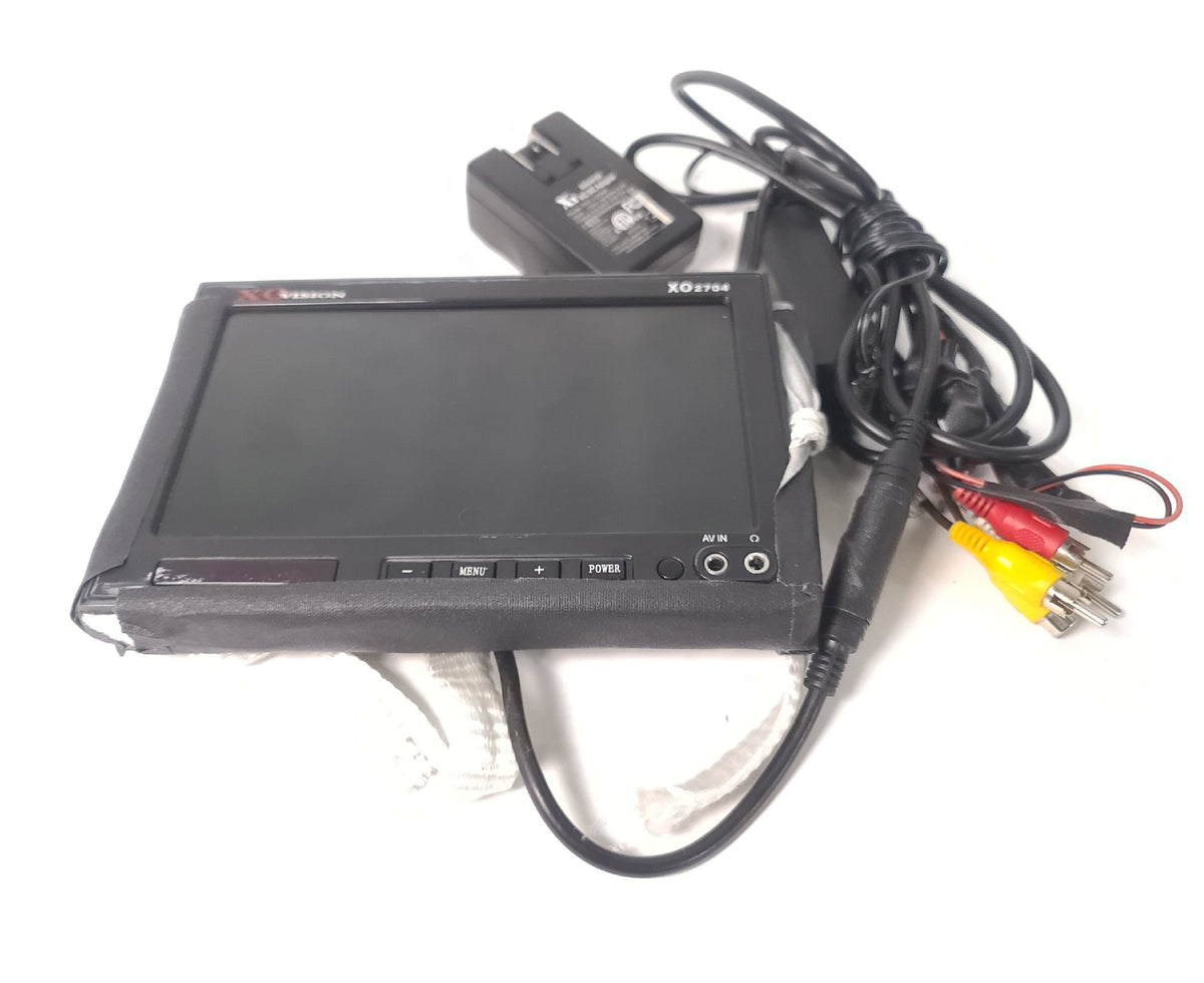 XO Vision 7'' Portable Monitor w/ PSU in Plastic Carrying Case