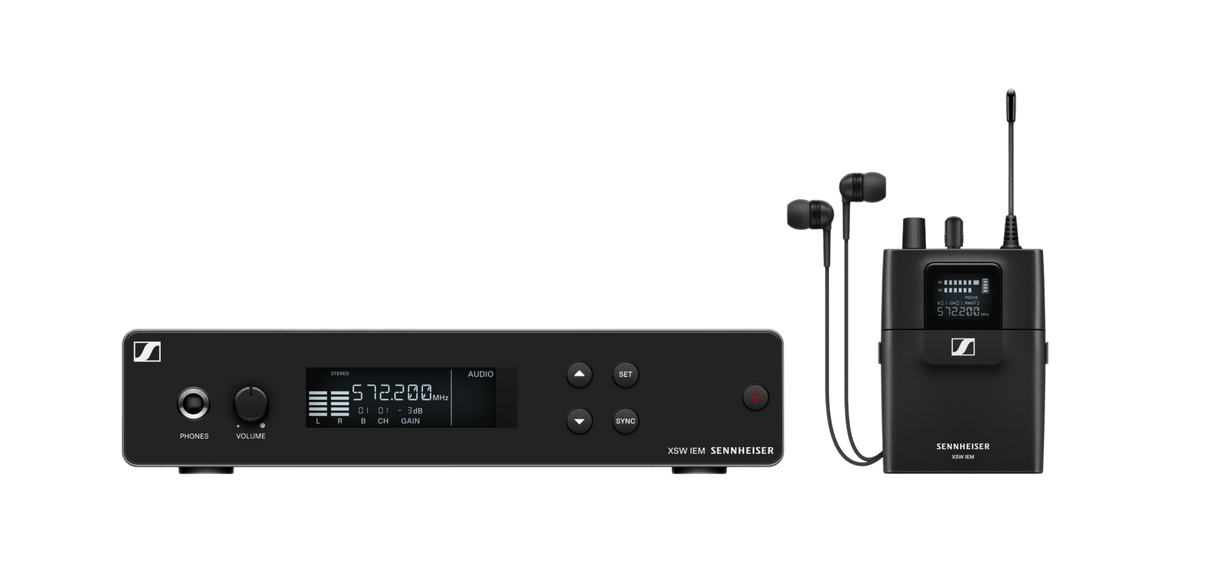Sennheiser XSW IEM SET Stereo In-Ear Wireless Monitoring System (A: 476 to 500 MHz)
