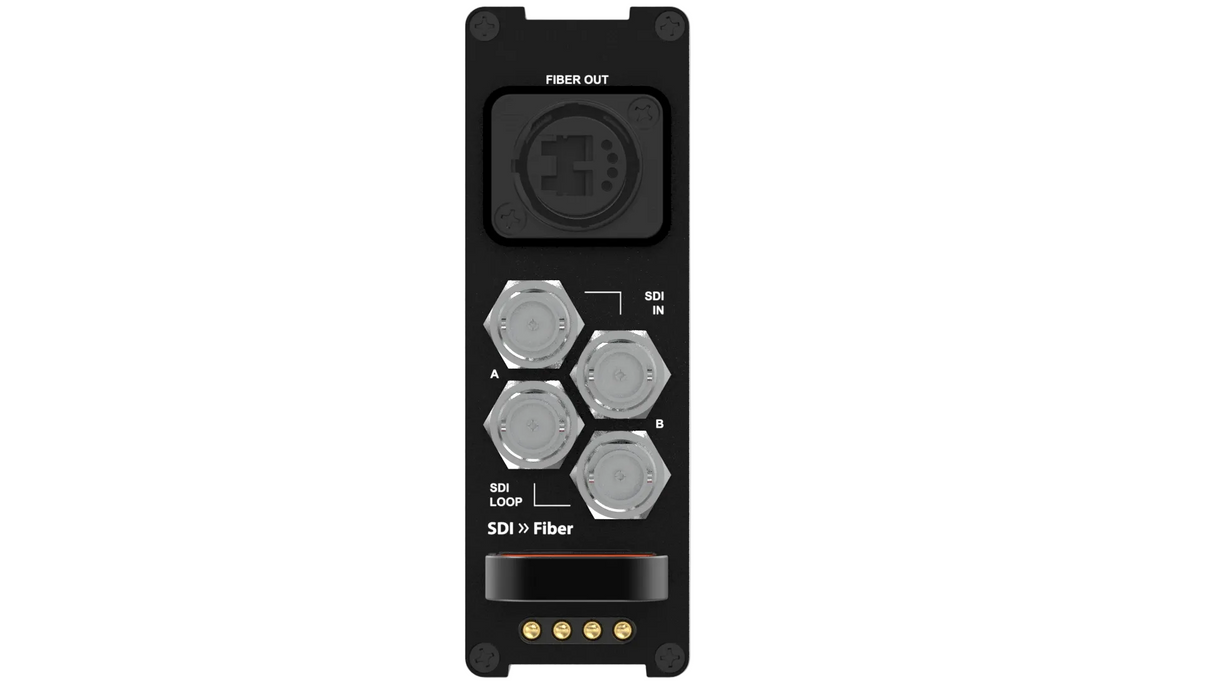 Theatrixx Technologies xVision Reversible Module (Dual Channel 3G-SDI to Fiber, Singlemode, OpticalCON Duo)