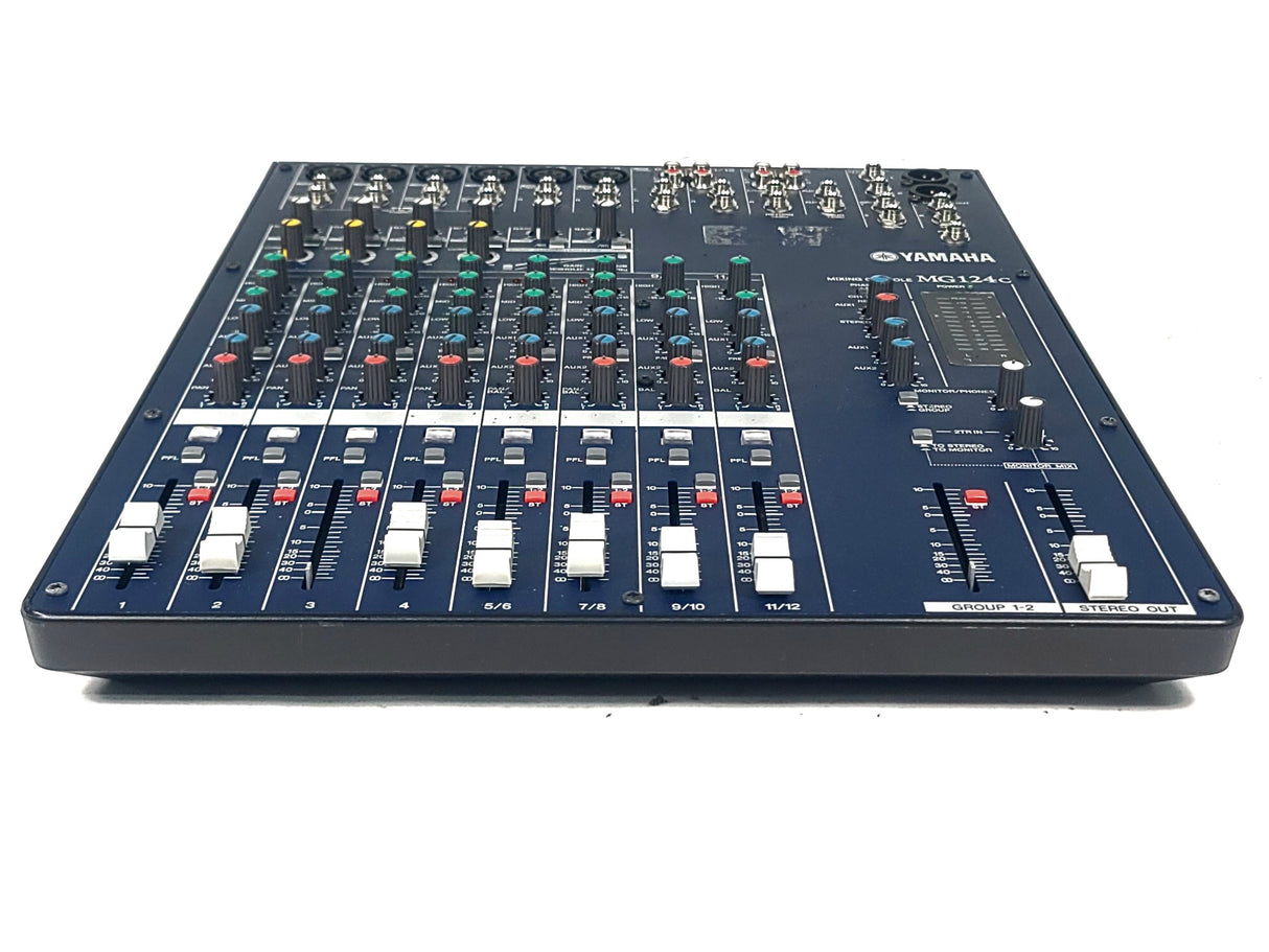 Yamaha MG124C 12-Channel Analog Mixer w/ PSU (MISSING FADERS)