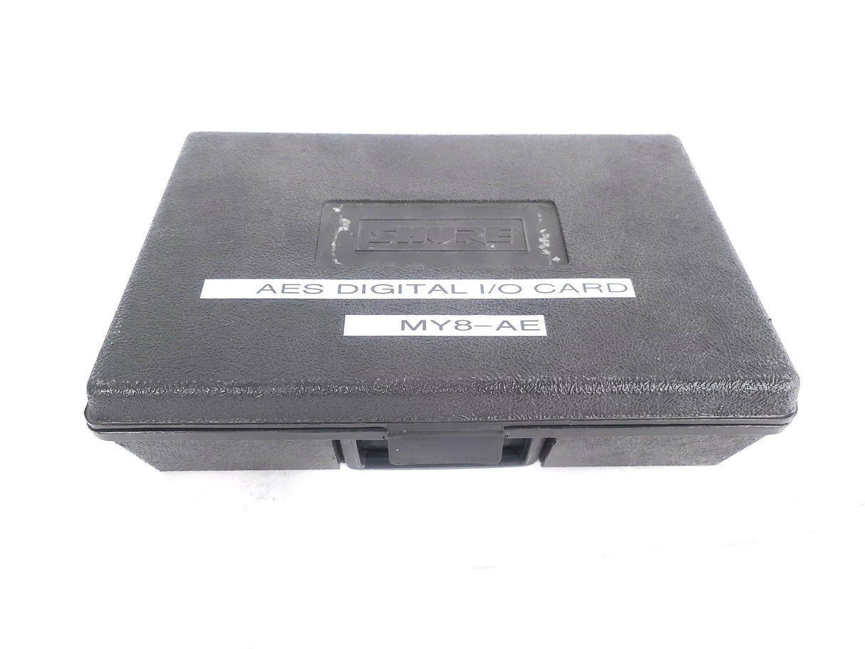 Yamaha MY8-AE 8-Channel AES/EBU Input/Output Digital I/O Card w/ DB25 25-Pin Cable Connector to (8) 3-Pin Male XLR Fanout in (2) Hard Cases