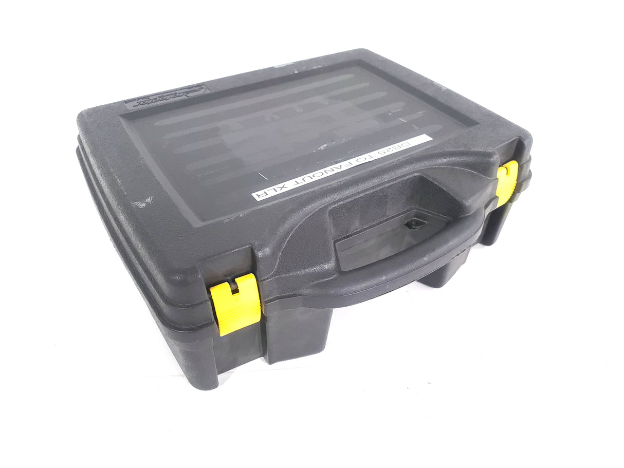 Yamaha MY8-AE 8-Channel AES/EBU Input/Output Digital I/O Card w/ DB25 25-Pin Cable Connector to (8) 3-Pin Male XLR Fanout in (2) Hard Cases