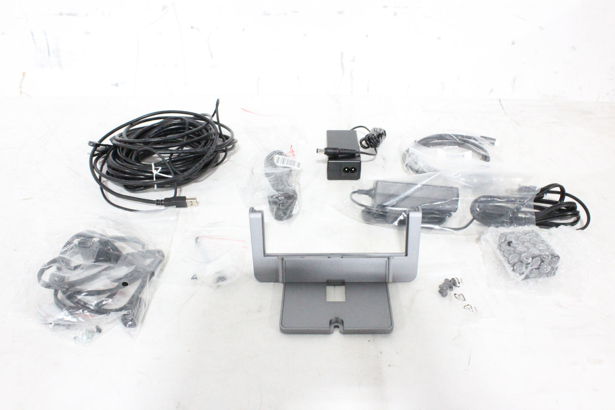 Yealink HD Video Conference System Kit w/ (1) UVC50 USB PTZ Camera, (1) CPW90 CP Wireless Expansion Mic, (2) VCM34 Monophone Arrays, (2) MSpeaker II Video Conferencing Soundbar