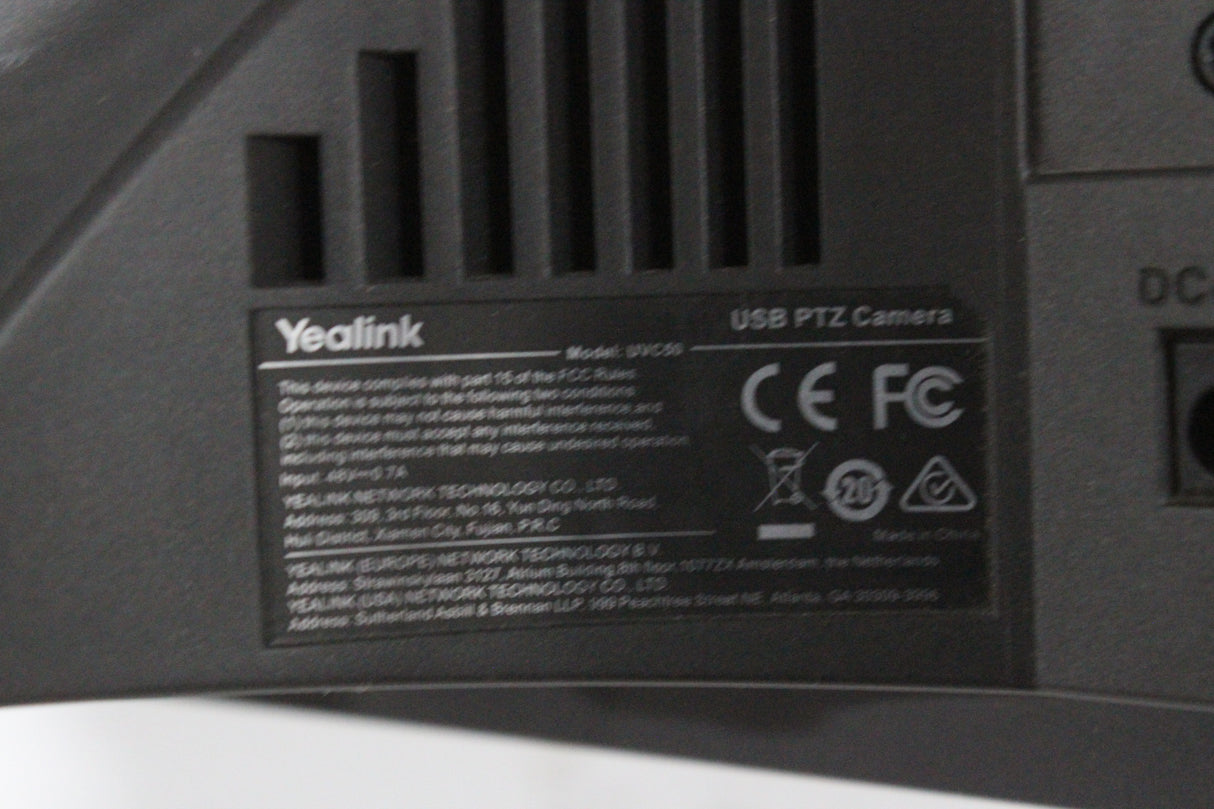 Yealink HD Video Conference System Kit w/ UVC50 USB PTZ Camera & HD IP Conference Phone