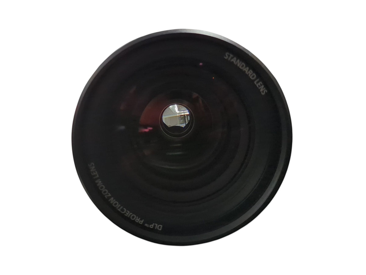 AVGear.com Panasonic TKGF0156-3 standard DLP projection zoom lens viewed from the front