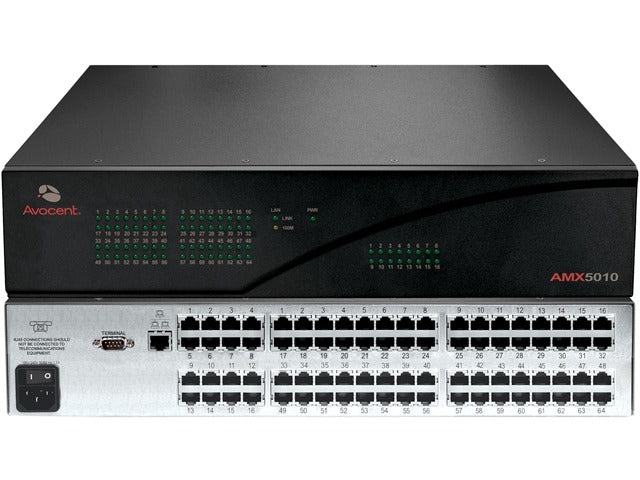 Avocent AMX 5010 64-port Cat5 KVM switch