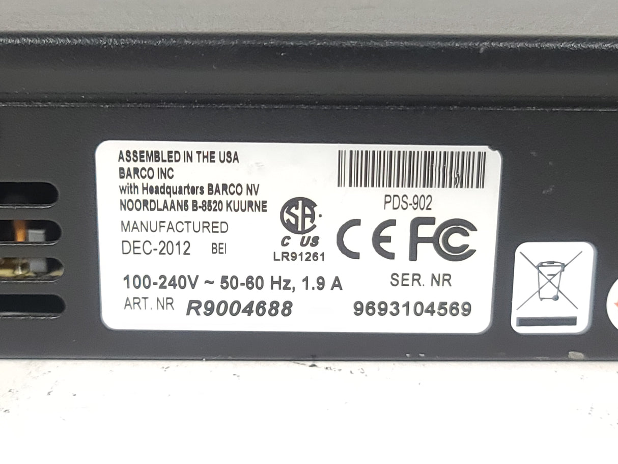 Barco R9004688 PDS-902 Digital Video Switcher