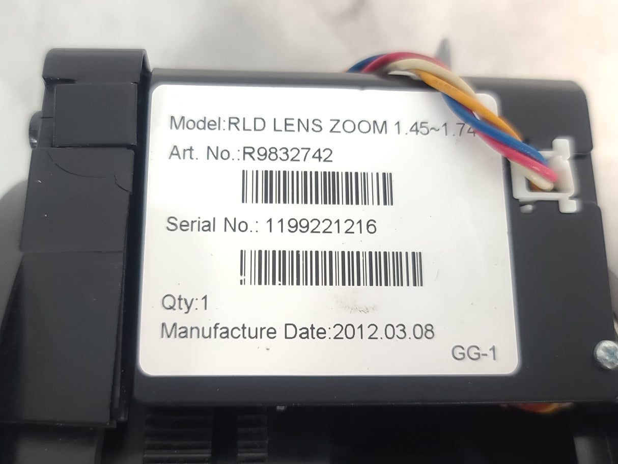 Barco R9832742 RLD W (1.451.74:1) Projection Zoom Lens