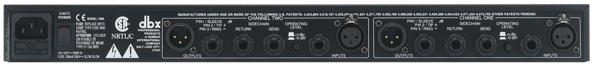 dbx 1066 Dual-Channel Compressor/Limiter/Gate Signal Processor