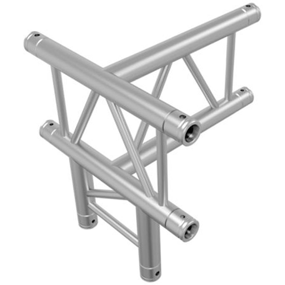 Global Truss 4-Way Vertical T-Junction with 1.97-inch Diameter Tubing and 0.78-inch Diagonal Bracing for F32 Series