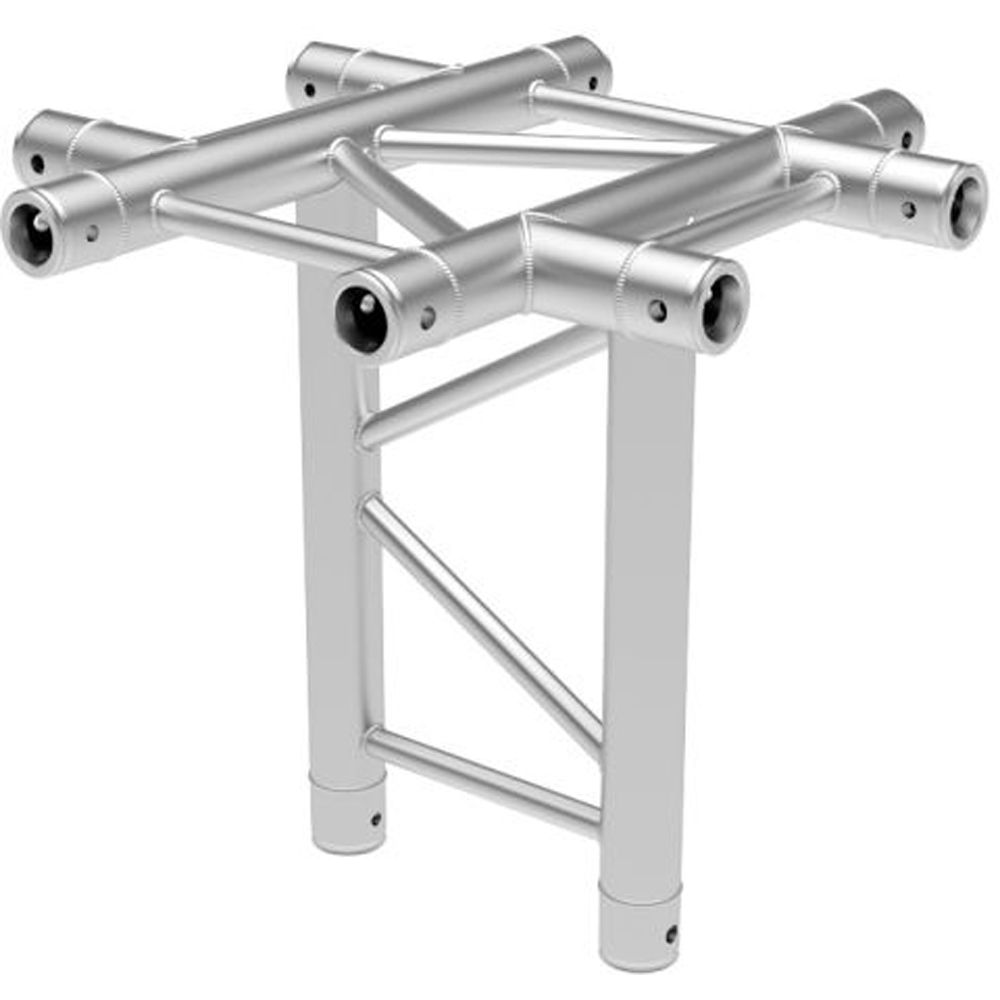 Global Truss 5-Way Horizontal Cross-Junction for F32 I-Beam Truss System (1.64')
