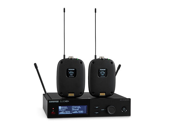 SHURE SLXD14DPLUS BODYPACK SYSTEM DUAL