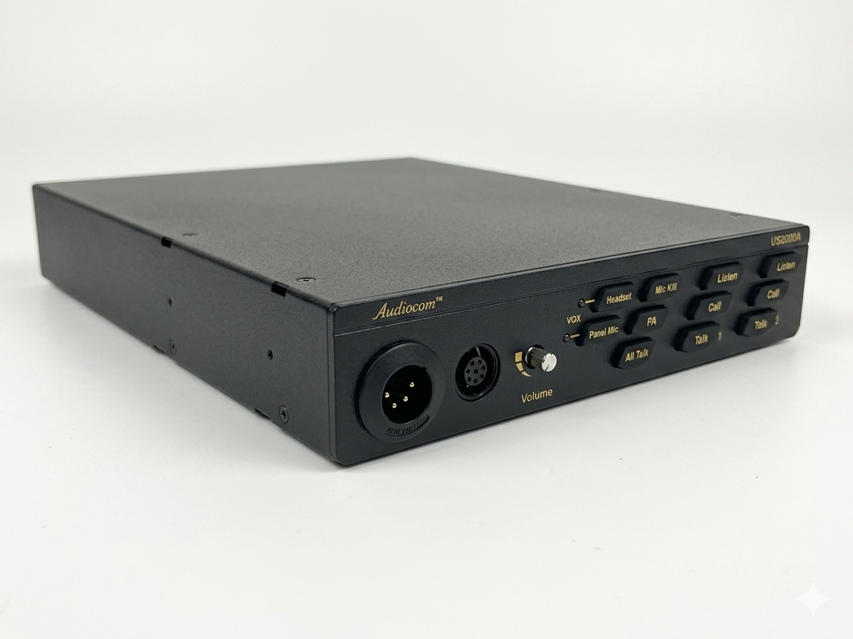 Audiocom US2000A Dual-Channel Intercom User Station