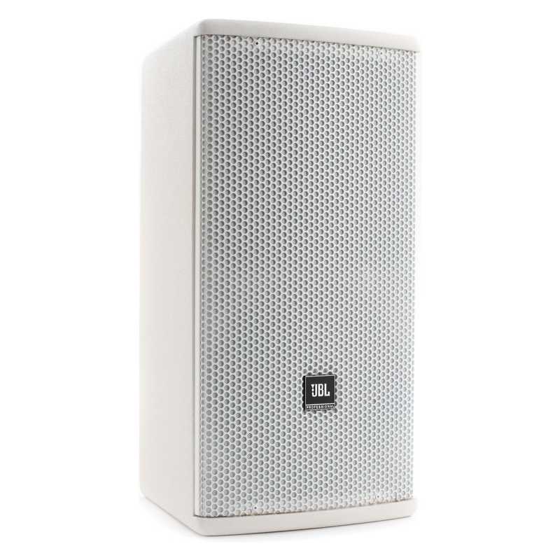 JBL AM7212/64-WH High Power 12-inch 2-Way Loudspeaker with 60° x 40° Rotatable Horn (White)